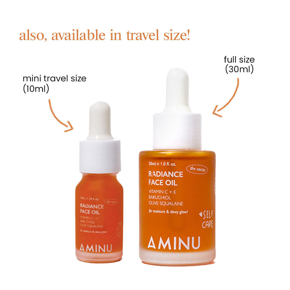 Radiance Face Oil – Brightening Oil with Bakuchiol, Vit C & Squalane for Brightening & Better Aging