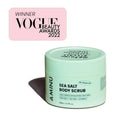 Sea Salt Body Scrub for Dryness, Dull Skin, Ingrown Hair, Strawberry Legs (Keratosis Pilaris) & Tan