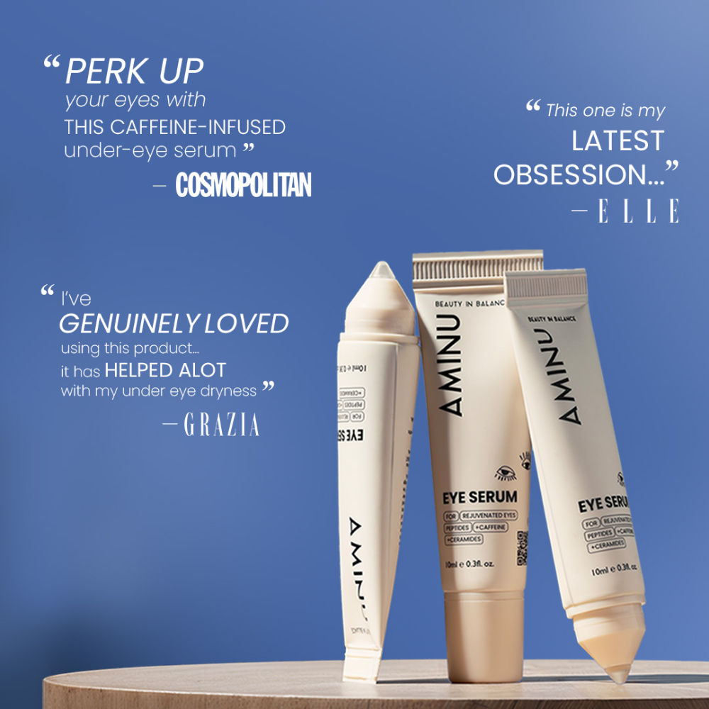 Eye Serum – Peptide, Caffeine, HA + 15 Actives for Dark Circles, Puffiness, Wrinkles, Fine Lines