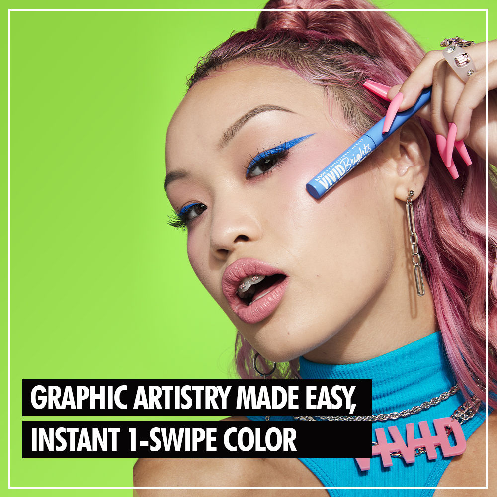Vivid Bright Liquid Eyeliner - Ghosted Green