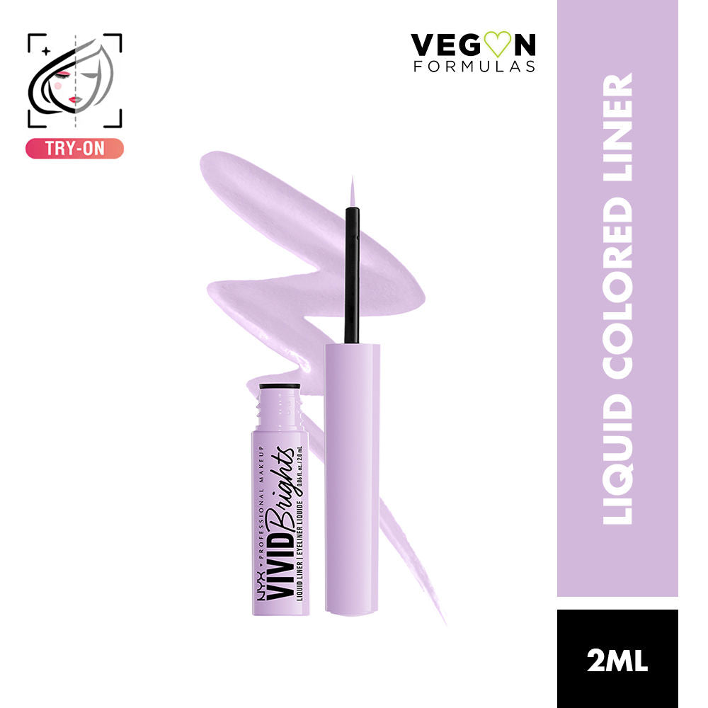 Vivid Bright Liquid Eyeliner - Ghosted Green - Lilac Link