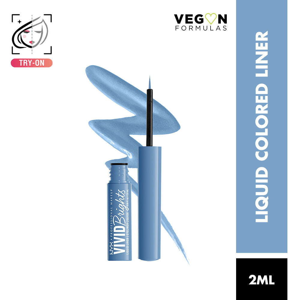 Vivid Bright Liquid Eyeliner - Ghosted Green - Cobalt Crush