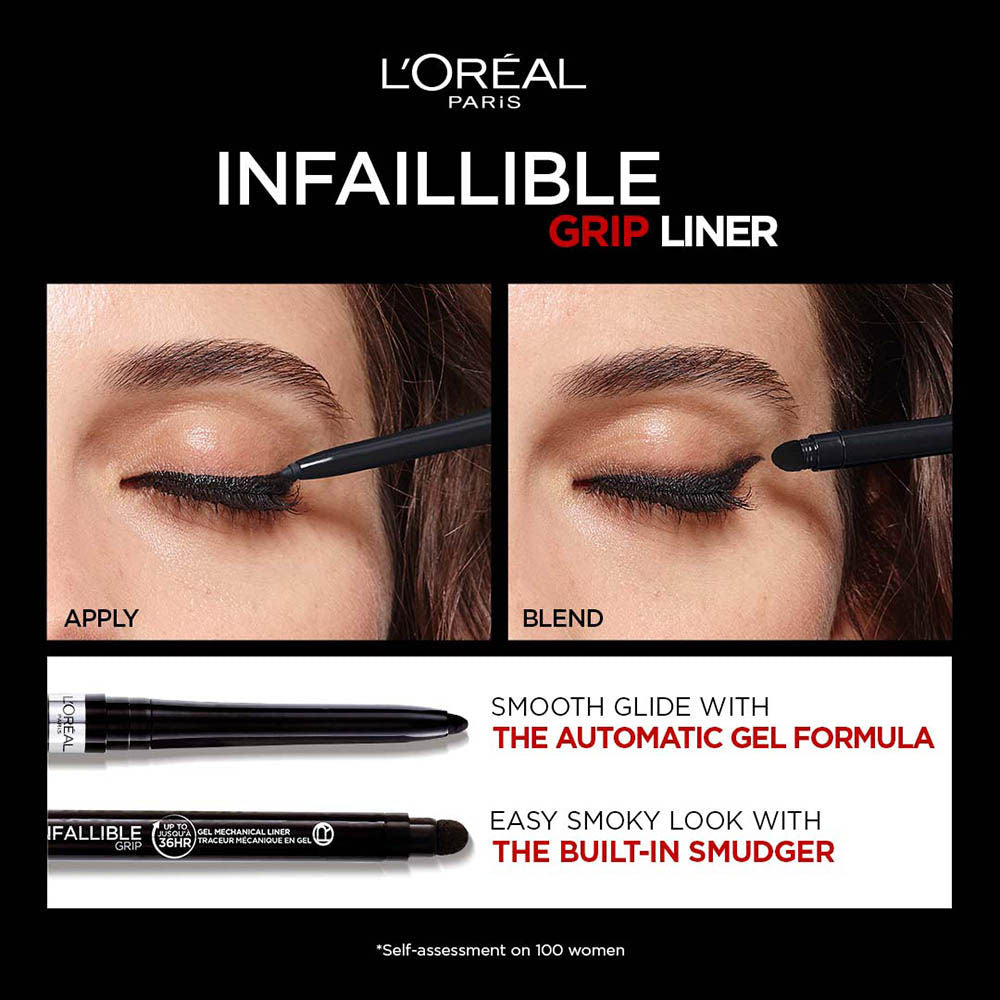 Infaillible Grip Upto 36H Gel Automatic Eye Liner