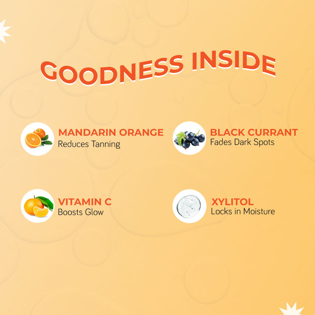 Vitamin C Body Wash With Fruit AHA's Grapefruit for Brighter Cleansed Skin Sulphate Free