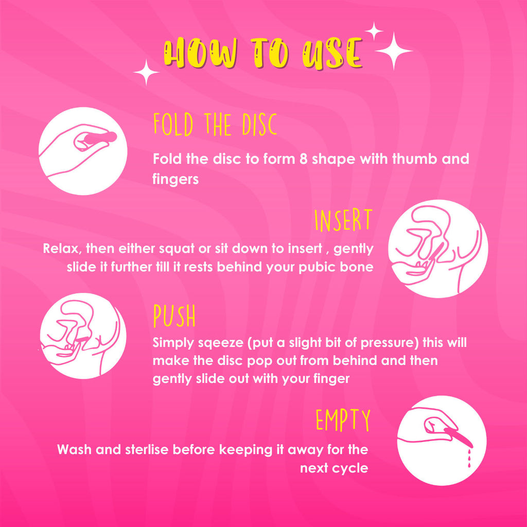Reusable Menstrual Disc - Medium SizeZ Disc - 100% Medical Grade Silicone