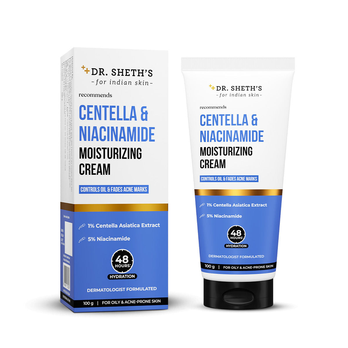 Centella And Niacinamide Moisturizing Cream - 100g