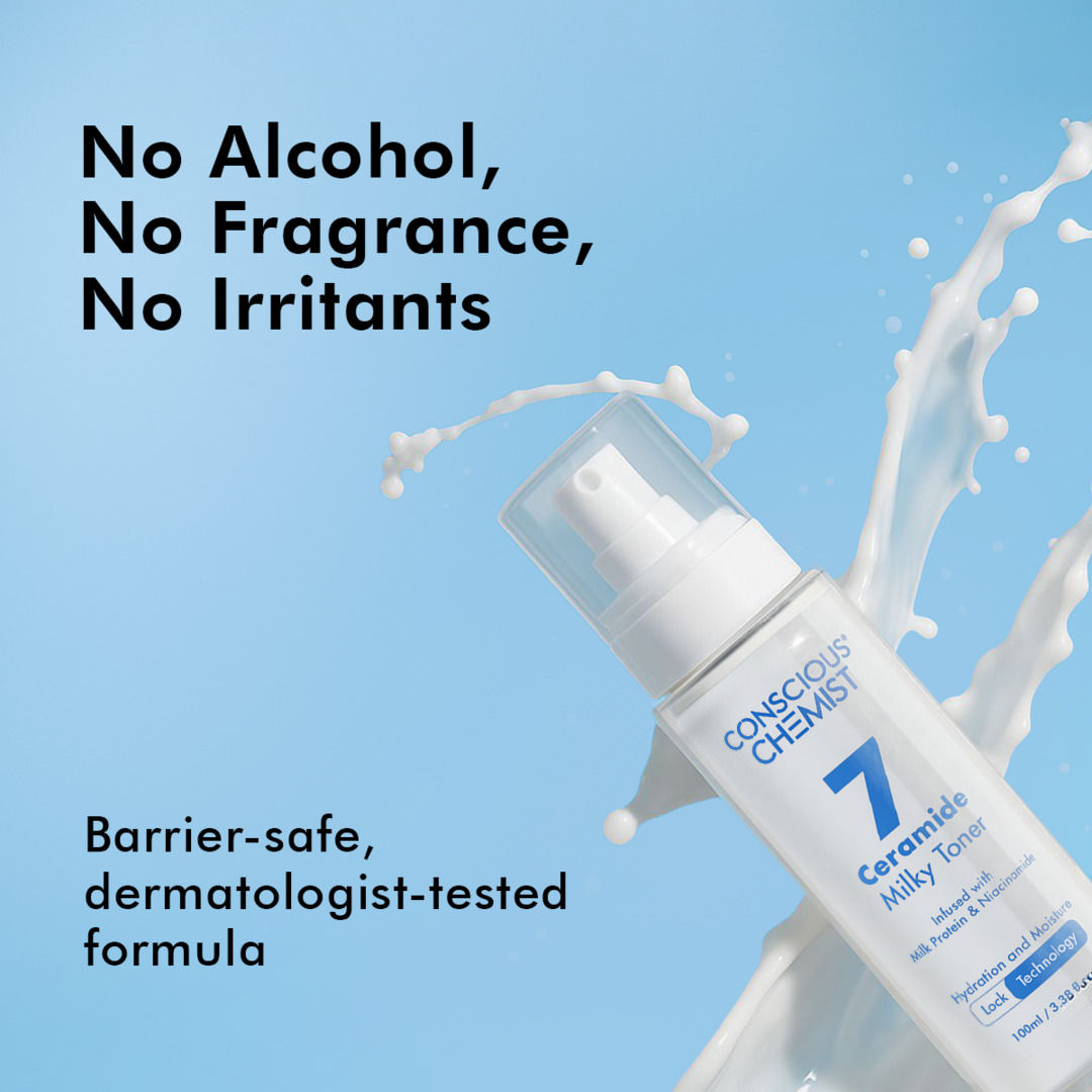 7 Ceramide Infused Milky Toner With Milk Protein & Niacinamide