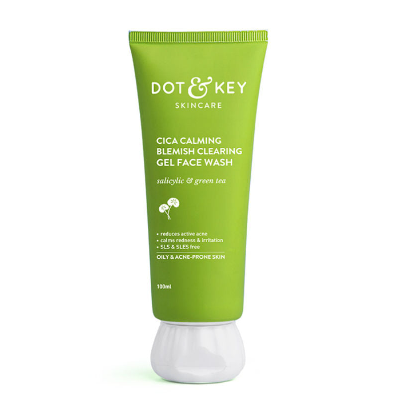 Cica Salicylic & Green Tea Facewash For Acne Prone Skin, Cleanses Pores & Excess Oil