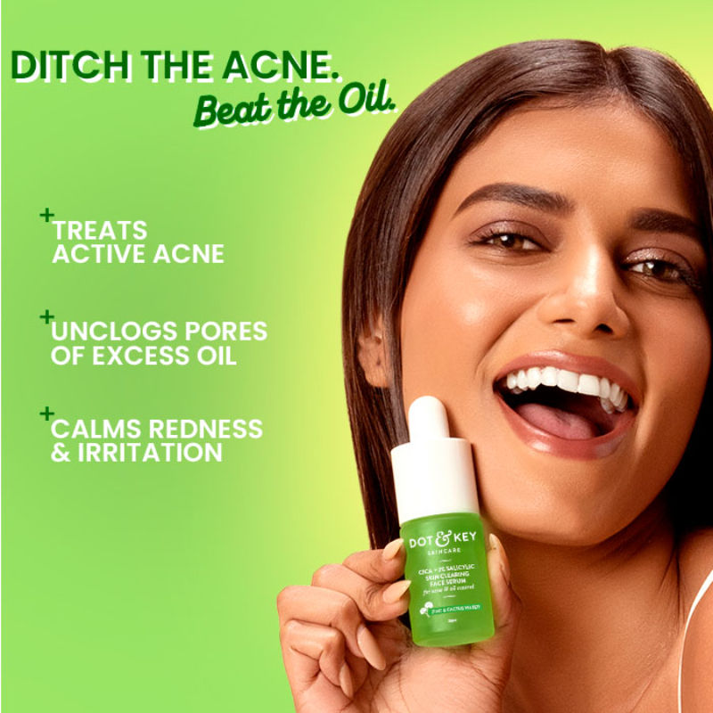 2% Salicylic Cica Anti Acne Face Serum For Irritation & Unclogs Pores