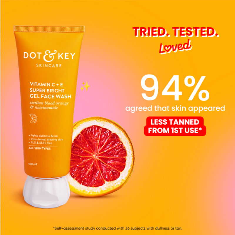 Vitamin C + E Super Bright Gel Face Wash