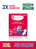 Period Care Xxl Soft Sanitary Pads Neem Safflower Heavy Flow, Rash-Free