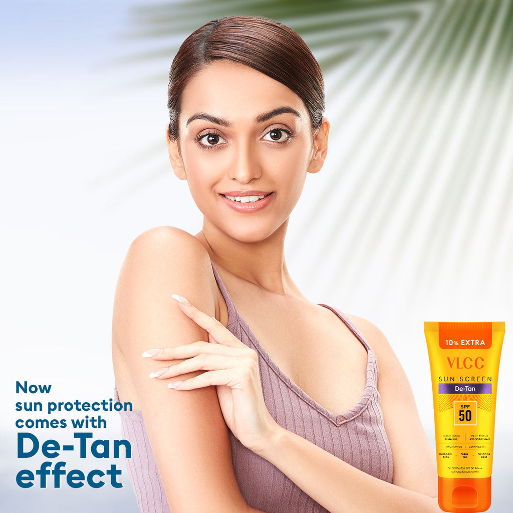 De Tan SPF 50 PA+++ Sunscreen Gel Cream