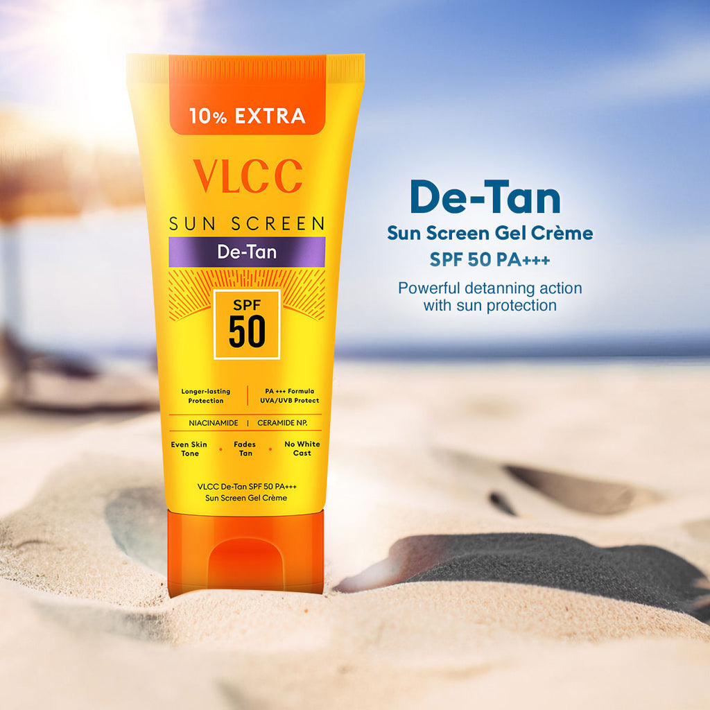 De Tan SPF 50 PA+++ Sunscreen Gel Cream