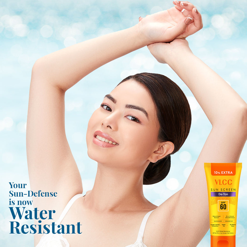 Water Resistant SPF 60 PA+++ Sunscreen Gel Cream