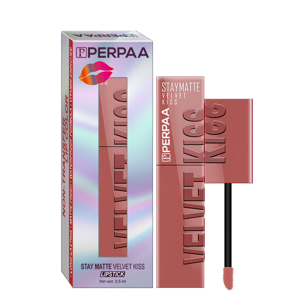 Velvet Kiss Matte Waterproof Liquid Lipstick - Nude