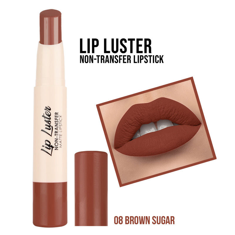Lip Luster Non Transfer Matte Lipstick - Brown Sugar 08