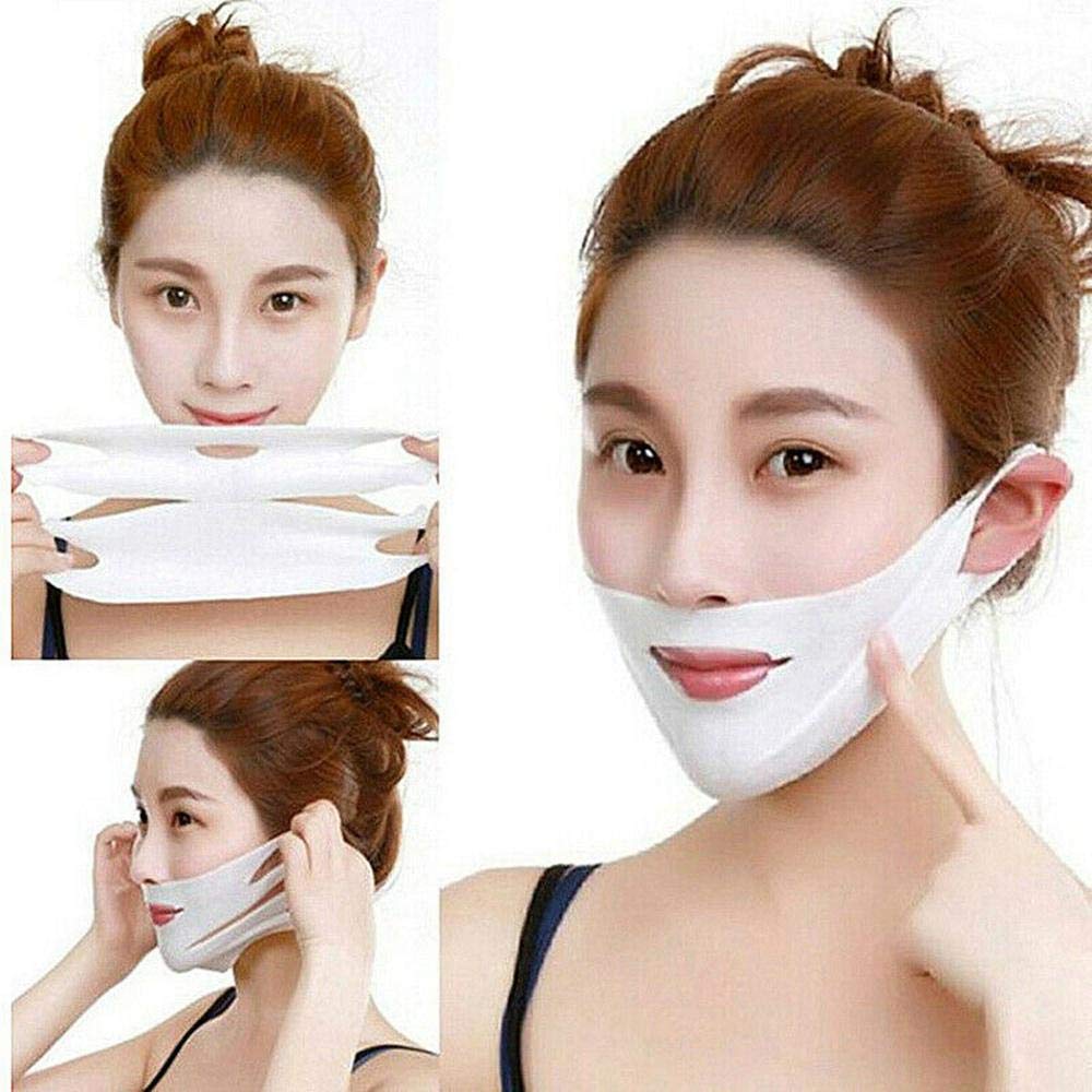 V Line Lifting Face Mask, Double Chin Reducer Mask V Shaped Slimming Face Mask