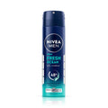 MEN Deodorant, Fresh Ocean, 48h Long lasting Freshness with Fresh Aqua Scent