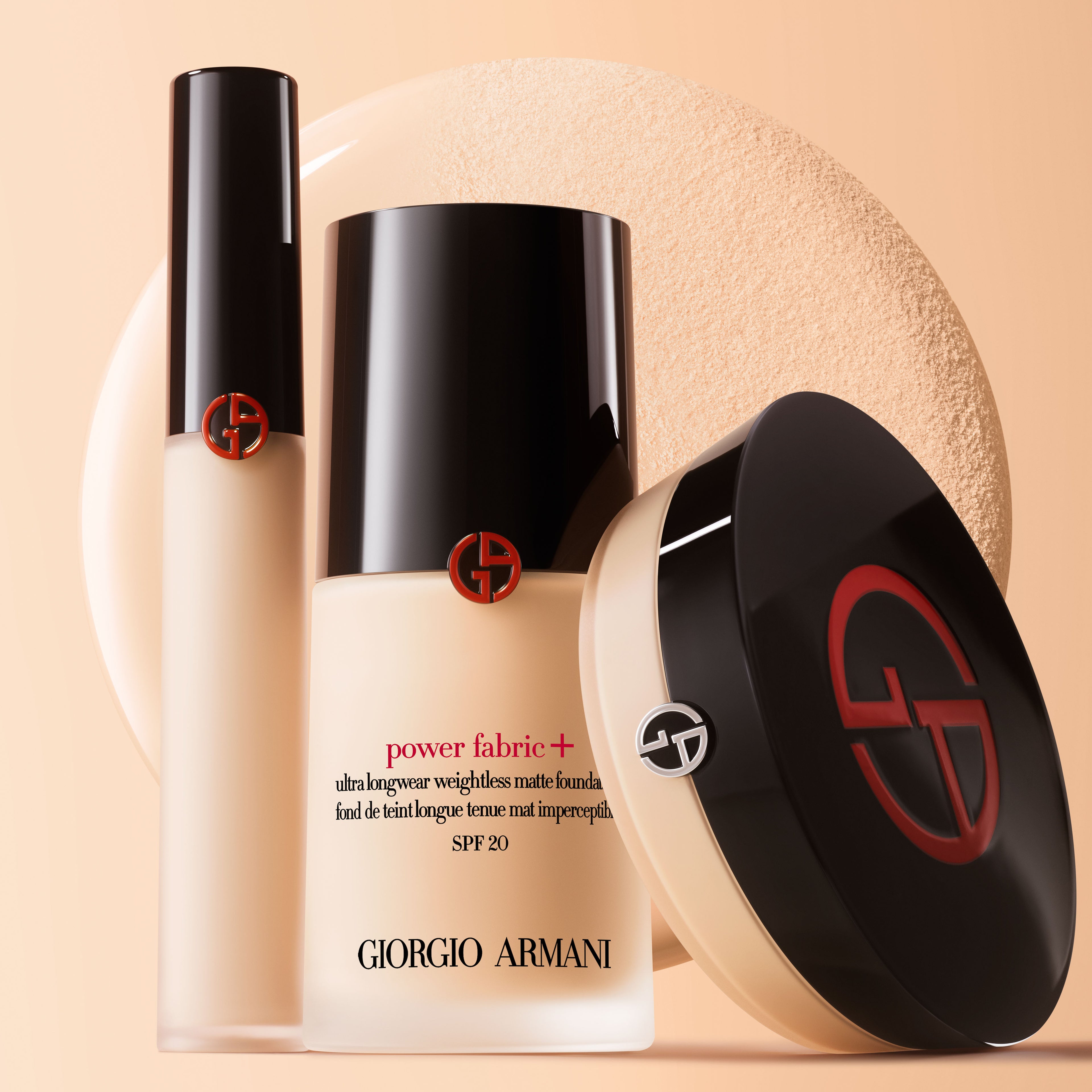 Armani Beauty Power Fabric + Setting Powder - Shade 01