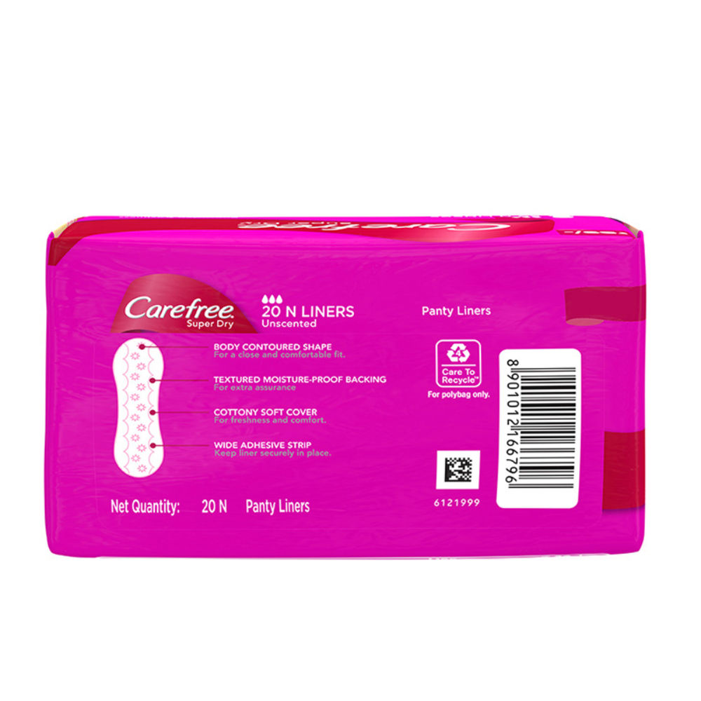 Super Dry Panty Liners (20 Pieces)