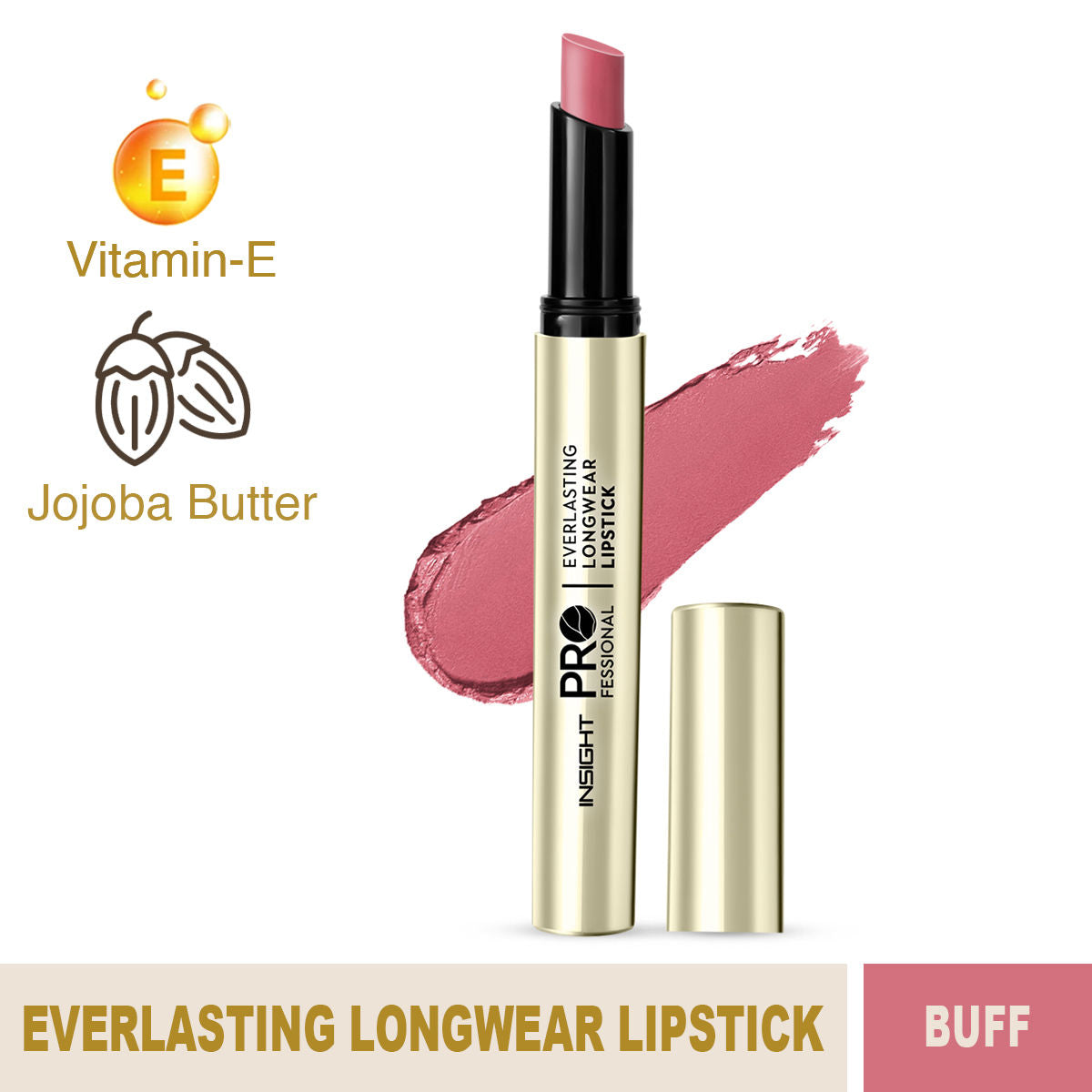 Insight Professional Everlasting Longwear Lipstick - Buff