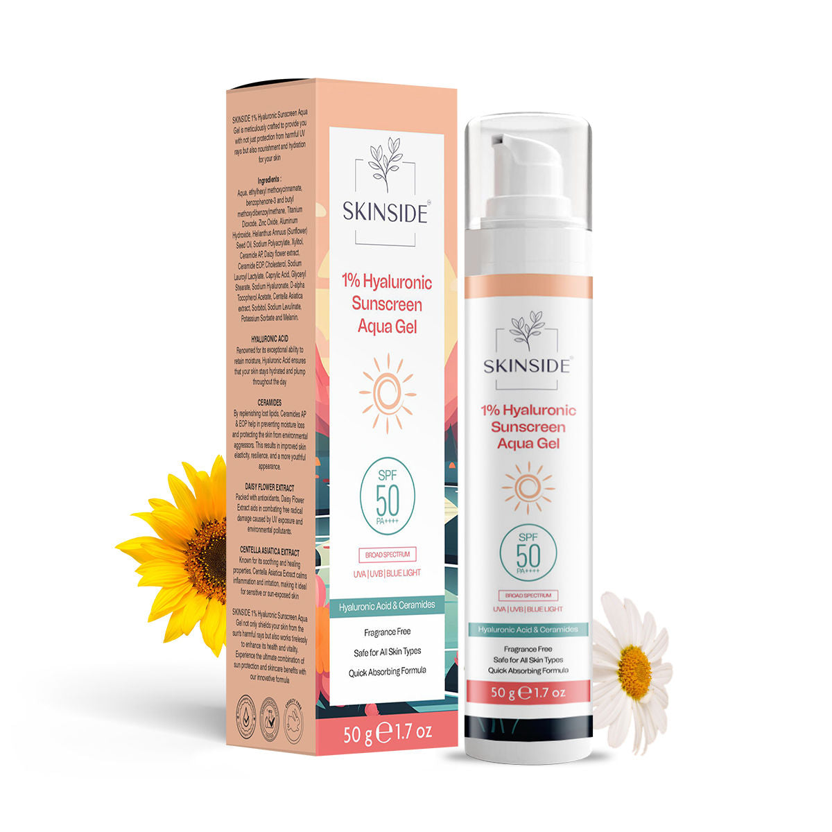 1% Hyaluronic Sunscreen Aqua Gel Ultra Light SPF 50 PA++++