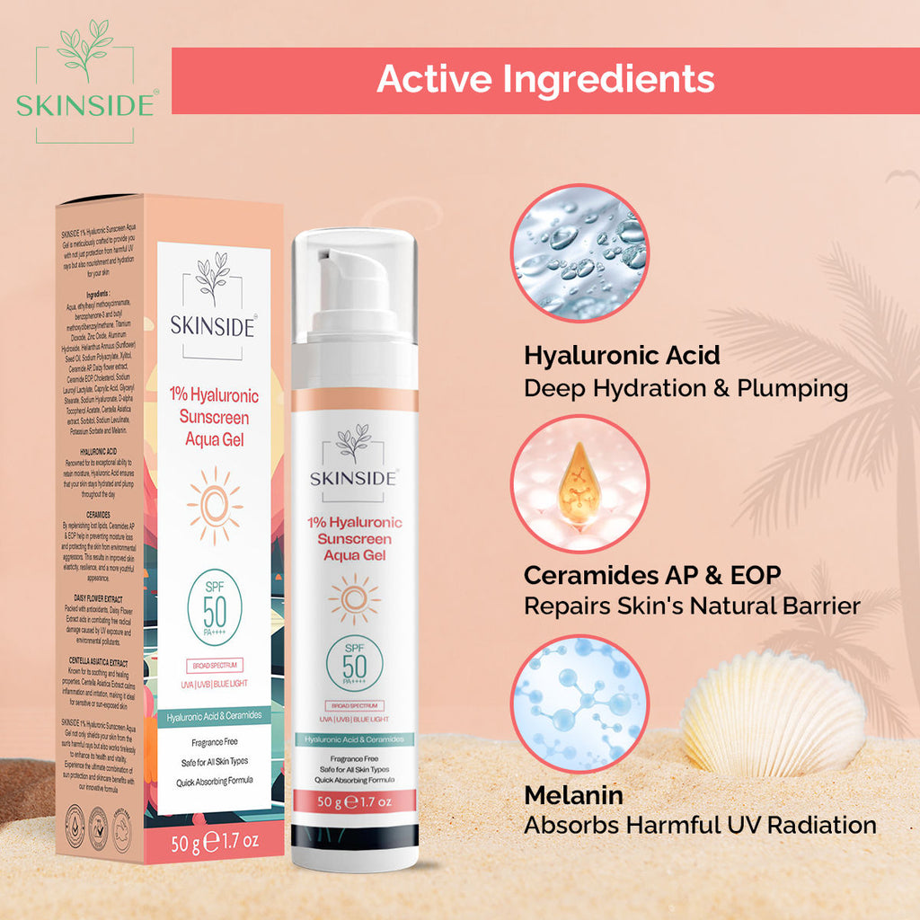 1% Hyaluronic Sunscreen Aqua Gel Ultra Light SPF 50 PA++++