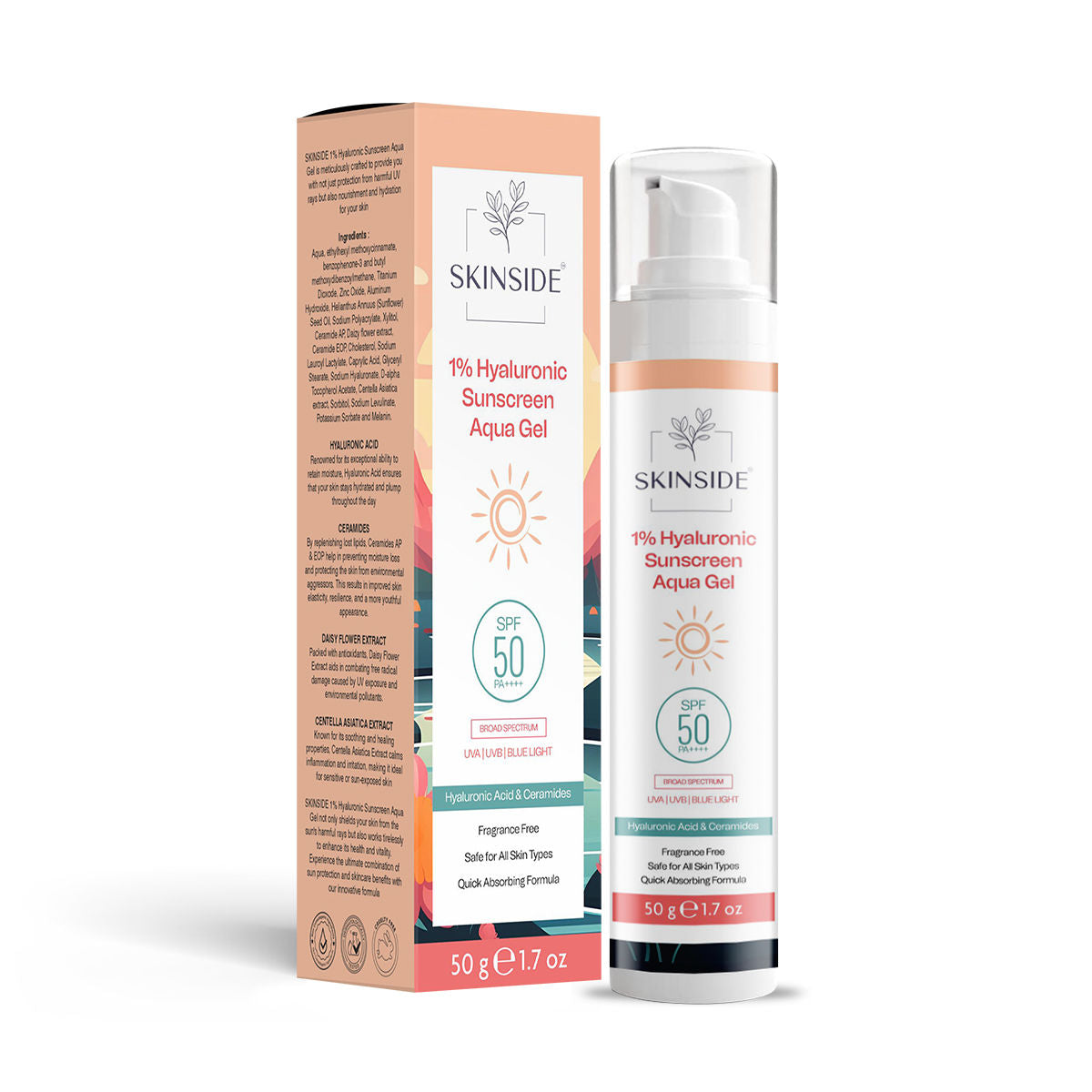 1% Hyaluronic Sunscreen Aqua Gel Ultra Light SPF 50 PA++++