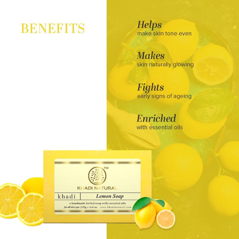 Lemon Handmade Soap Antioxidant