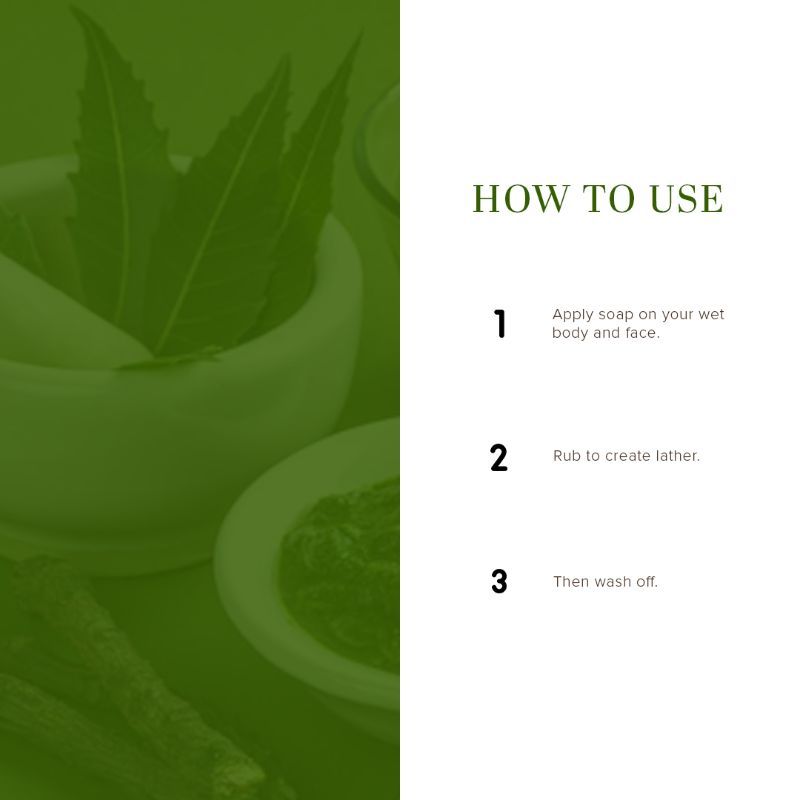 Pure Neem Handmade Soap Anti-Bacterial