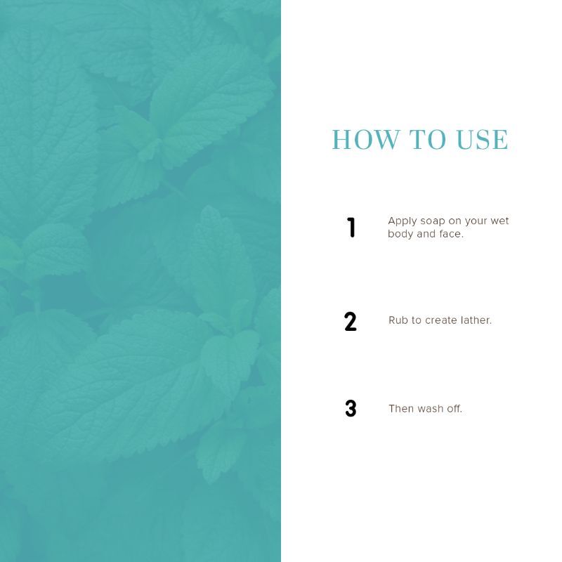 Pure Mint Handmade Soap Rejuvenates Skin