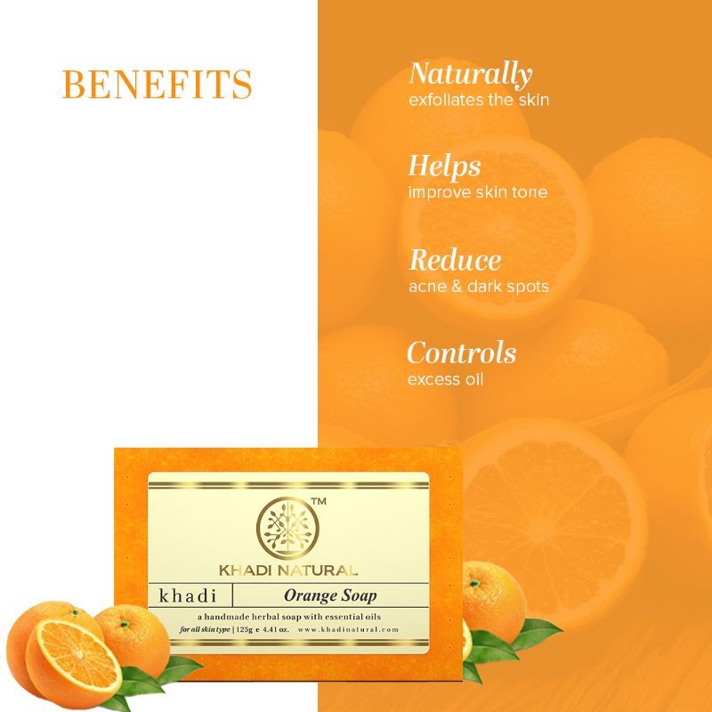 Orange Handmade Soap Cleanse, Tone & Nourish