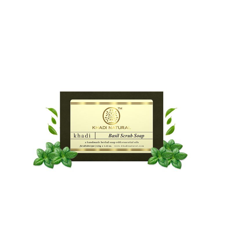 Basil Scrub Handmade Soap Anti-Aging