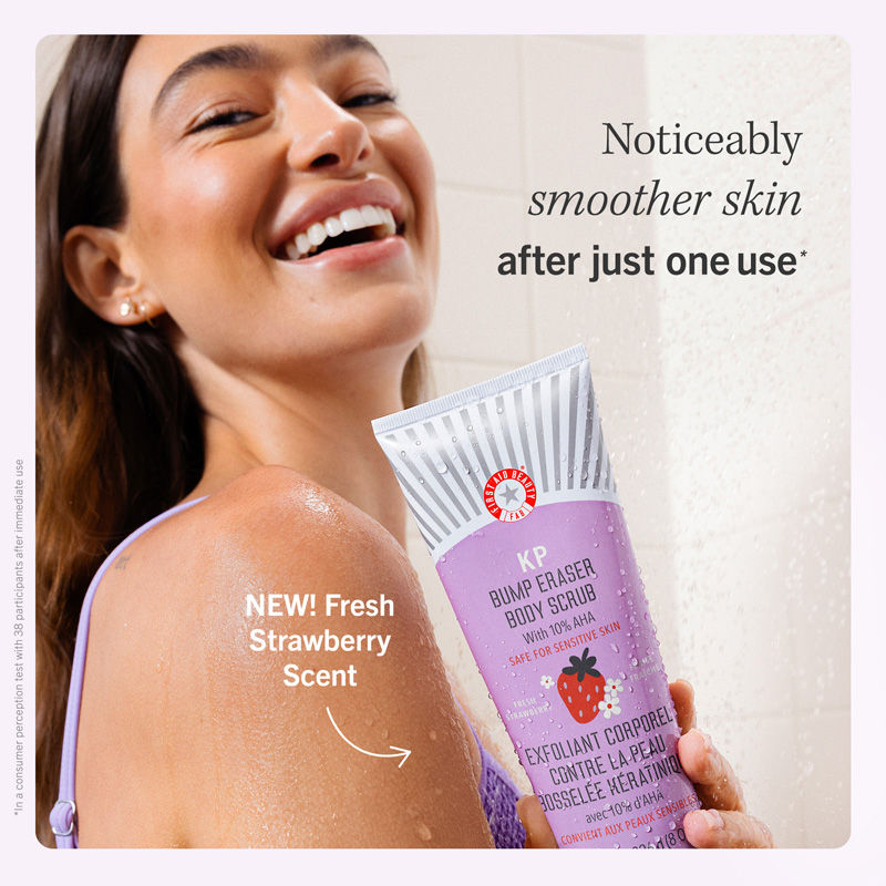 Strawberry KP Bump Eraser Body Scrub 10% AHA