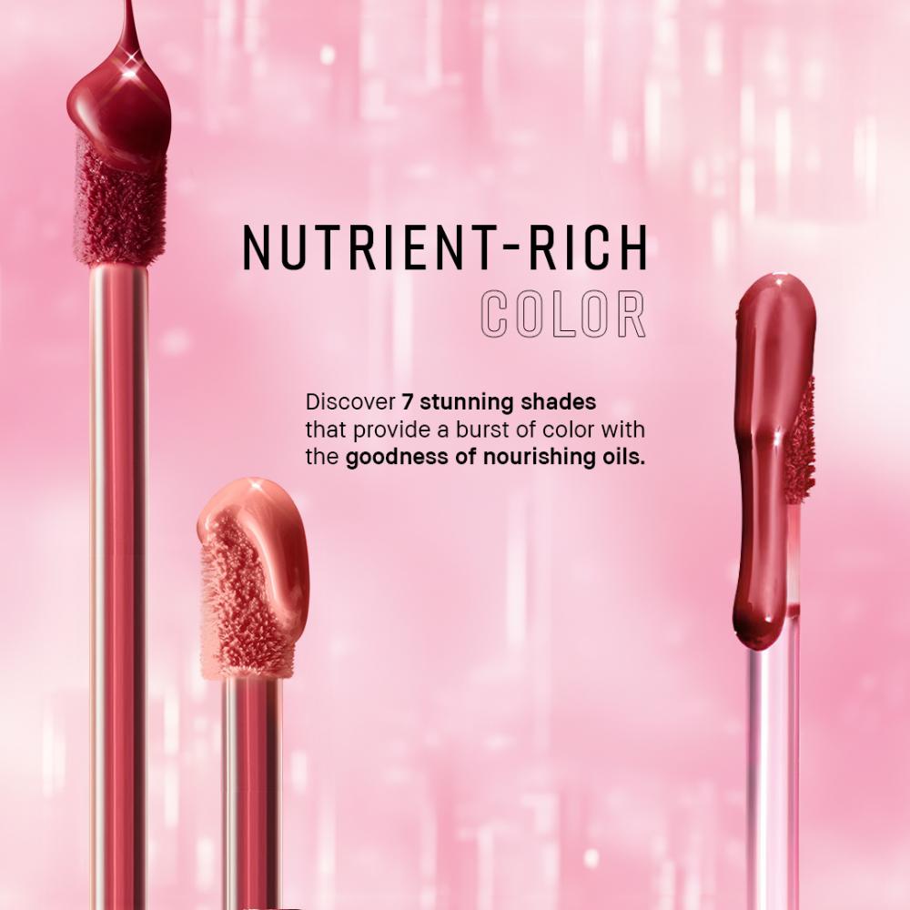 Crushed Oil Infused Gloss with Hyaluronic Acid, Vitamin C & E