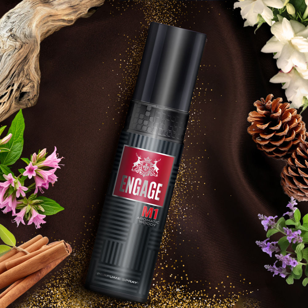 M1 Perfume Spray For Men, Citrus & Woody, Skin Friendly, Long-Lasting