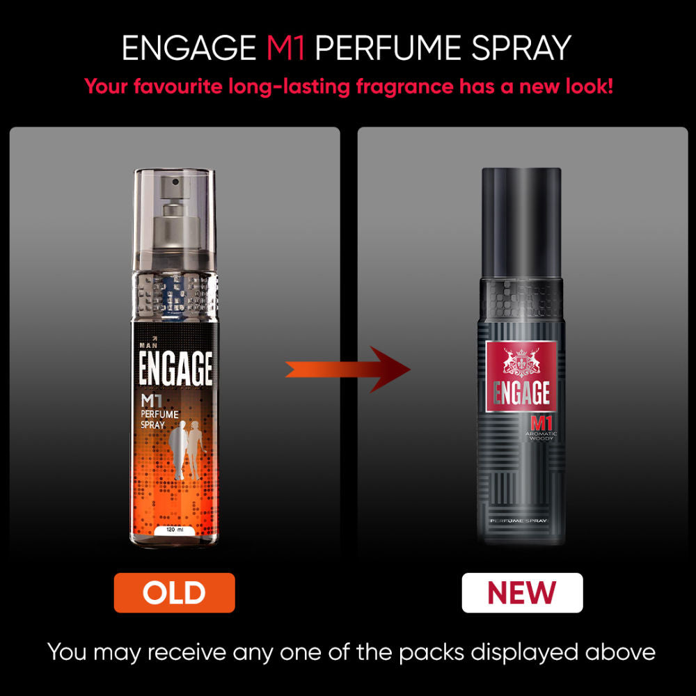 M1 Perfume Spray For Men, Citrus & Woody, Skin Friendly, Long-Lasting