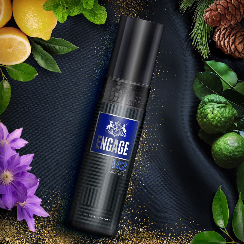M2 Perfume Spray For Men, Citrus & Lavender, Skin Friendly, Long-Lasting