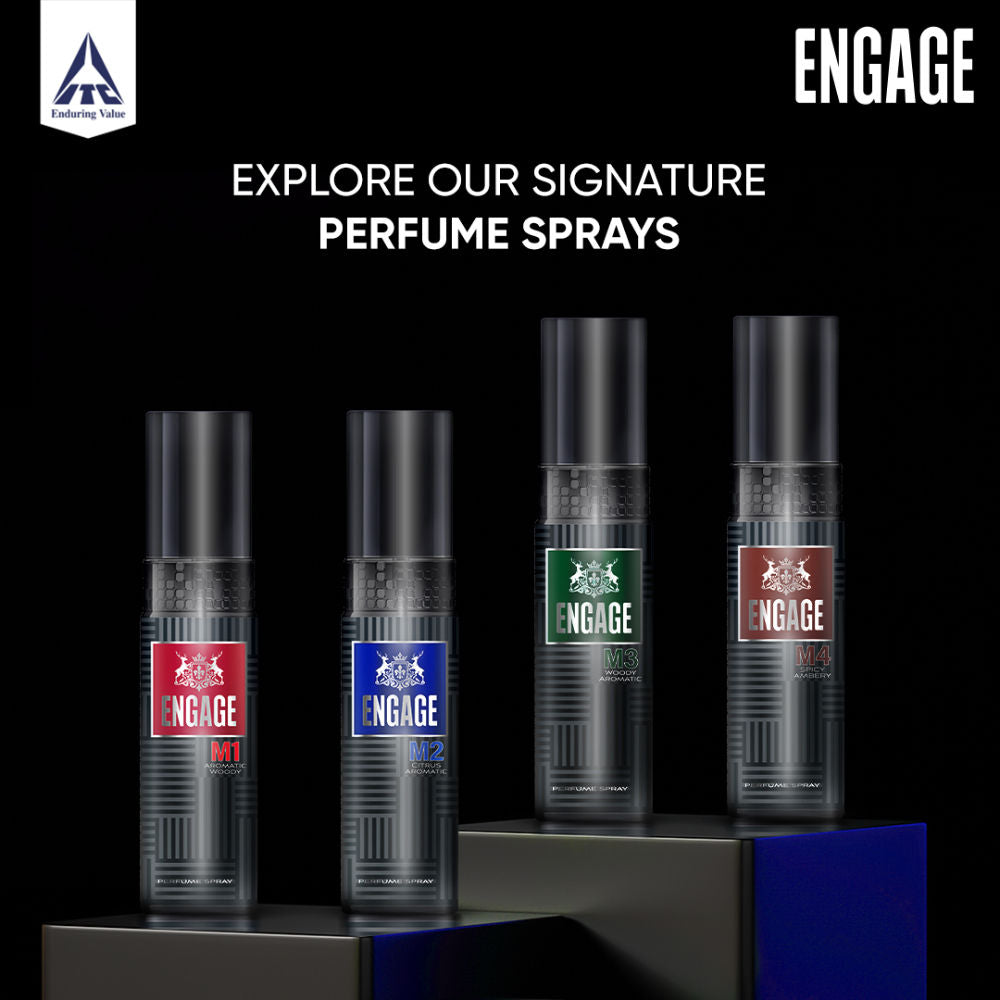 M2 Perfume Spray For Men, Citrus & Lavender, Skin Friendly, Long-Lasting
