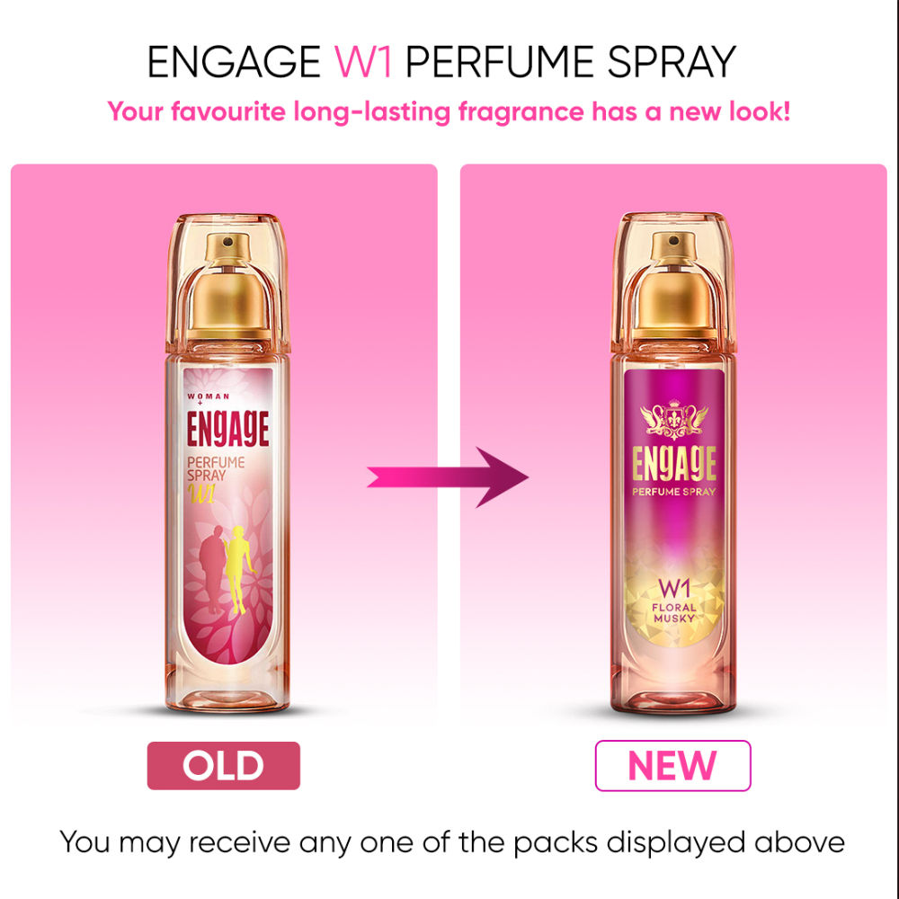 W1 Perfume Spray For Women, Fruity & Floral, Skin Friendly, Long-Lasting