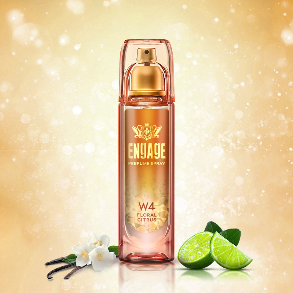 W4 Perfume Spray For Women, Fruity & Floral, Skin Friendly, Long-Lasting