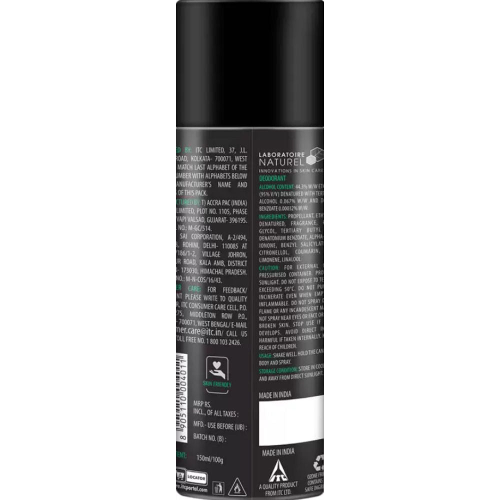 Ocean Zest Deodorant for Men, Citrus & Aqua, Skin Friendly, Long-Lasting