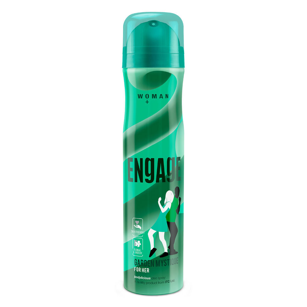 Garden Mystique Deodorant for Women, Spicy & Woody, Skin Friendly, Long-Lasting