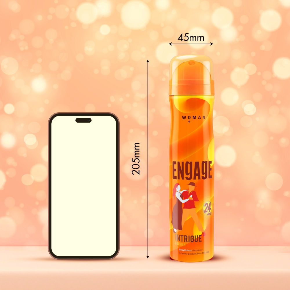 Intrigue Deodorant for Women, Sweet & Sophisticated, Skin-Friendly, Long-Lasting