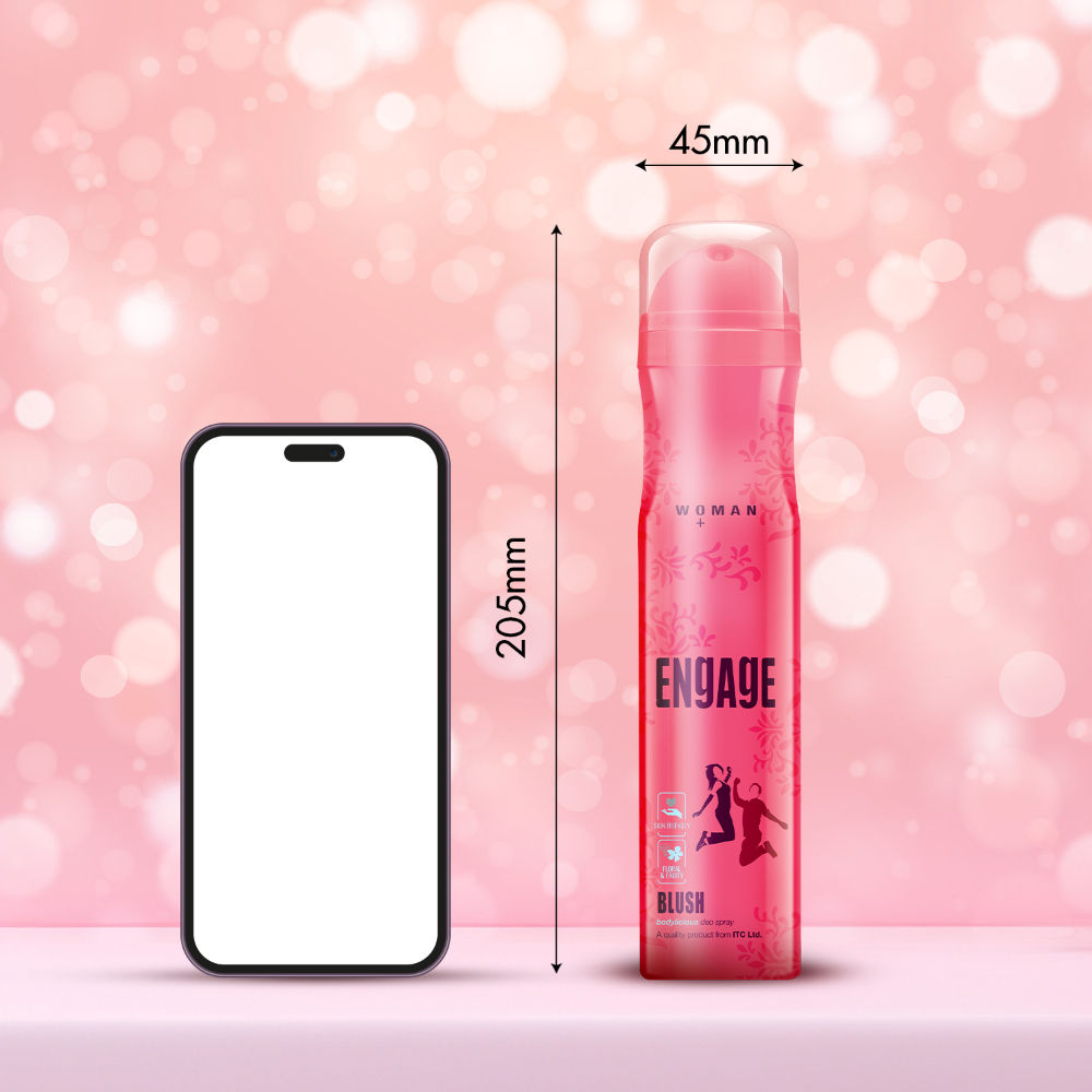 Blush Deodorant For Women, Fruity & Floral, Skin Friendly, Long-Lasting