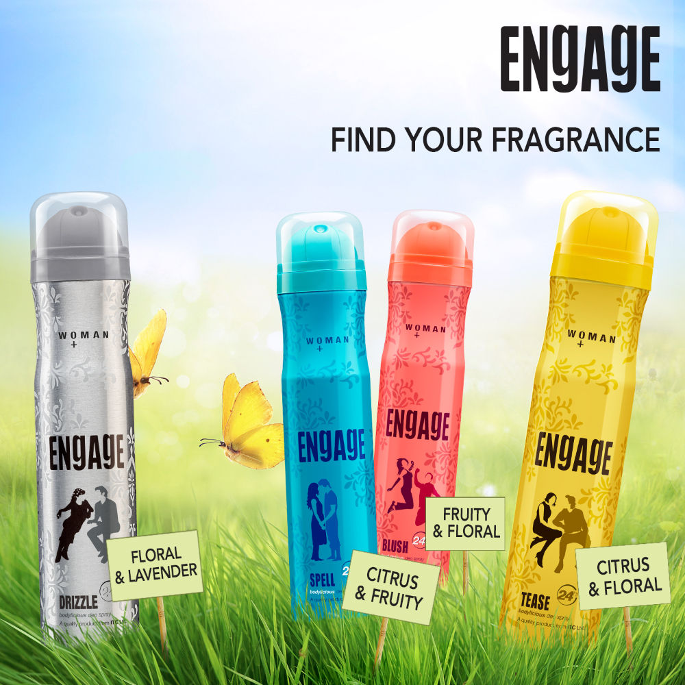 Drizzle Deodorant For Women, Floral & Lavender, Skin Friendly, Long-Lasting