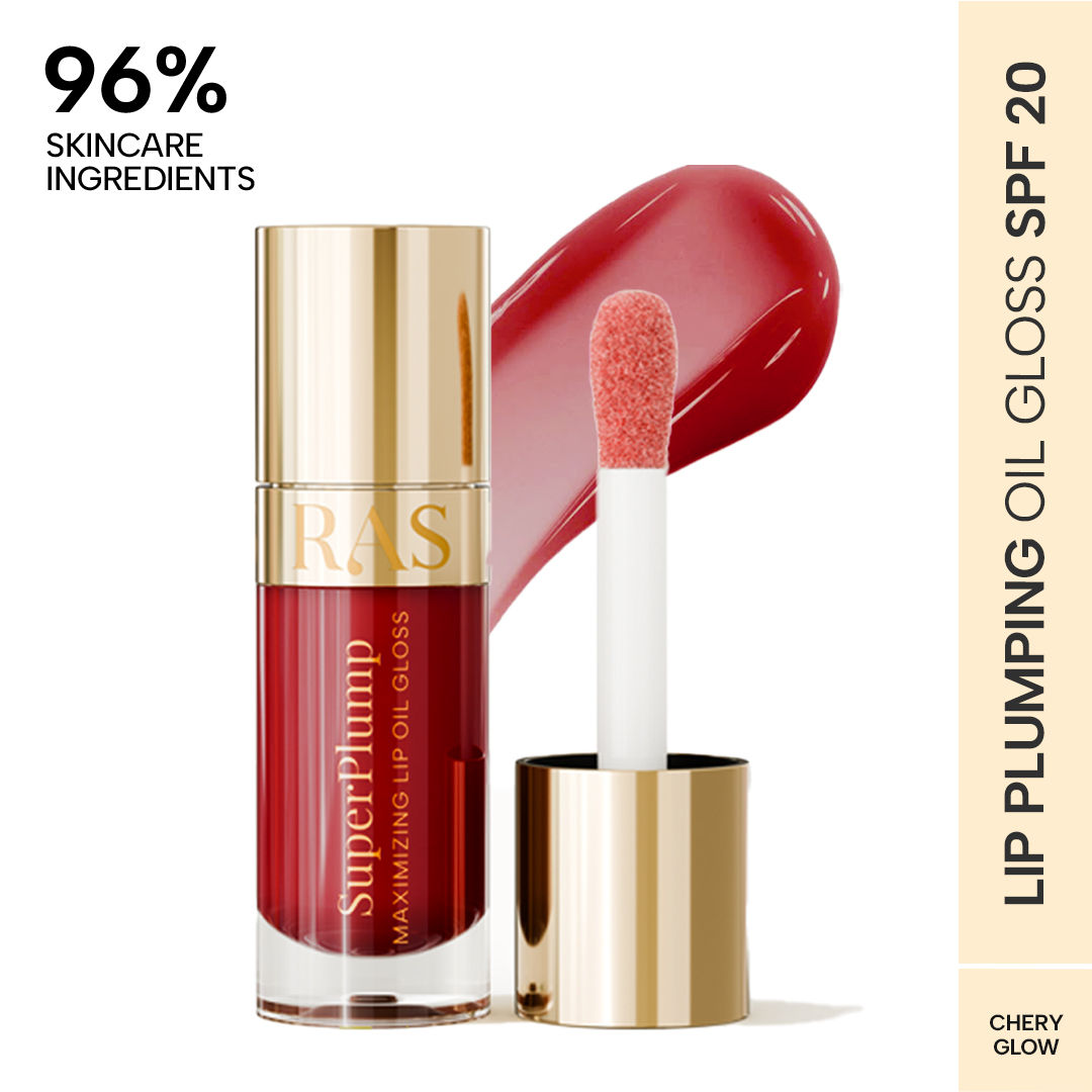 Super Plump Maximizing Lip Oil Gloss - Cherry Glow