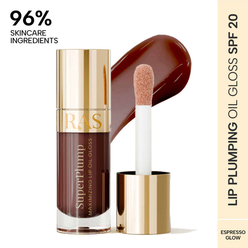 Super Plump Maximizing Lip Oil Gloss - Espresso Glow