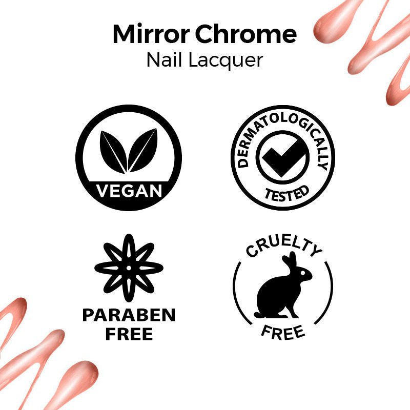 Nykaa Metallic Chrome Long Lasting Nail Enamel