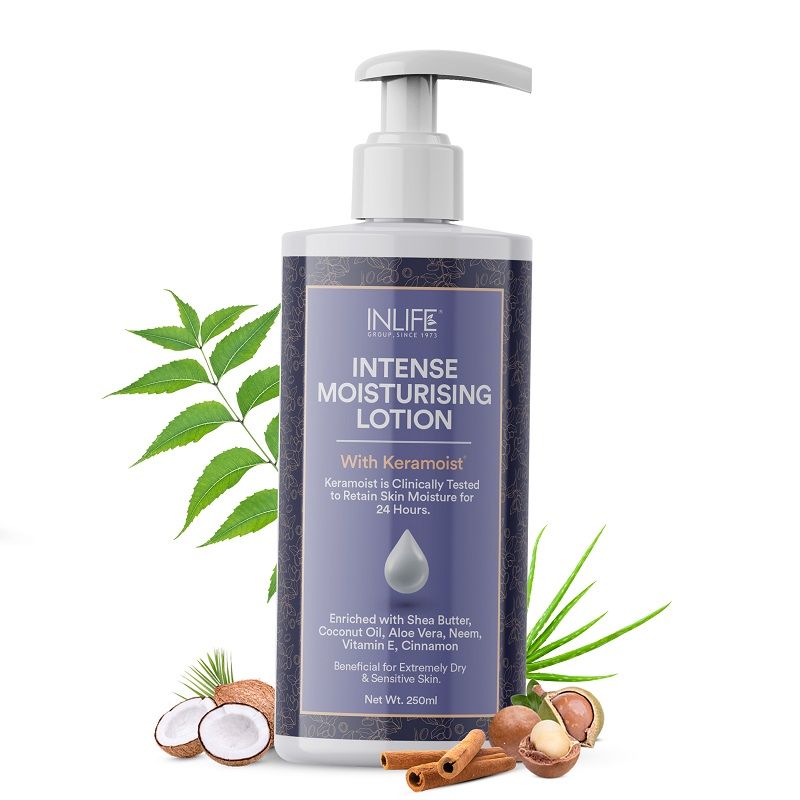 Intense Moisturizing Lotion - Shea Butter Body Lotion For Face, Very Dry Skin, & Body